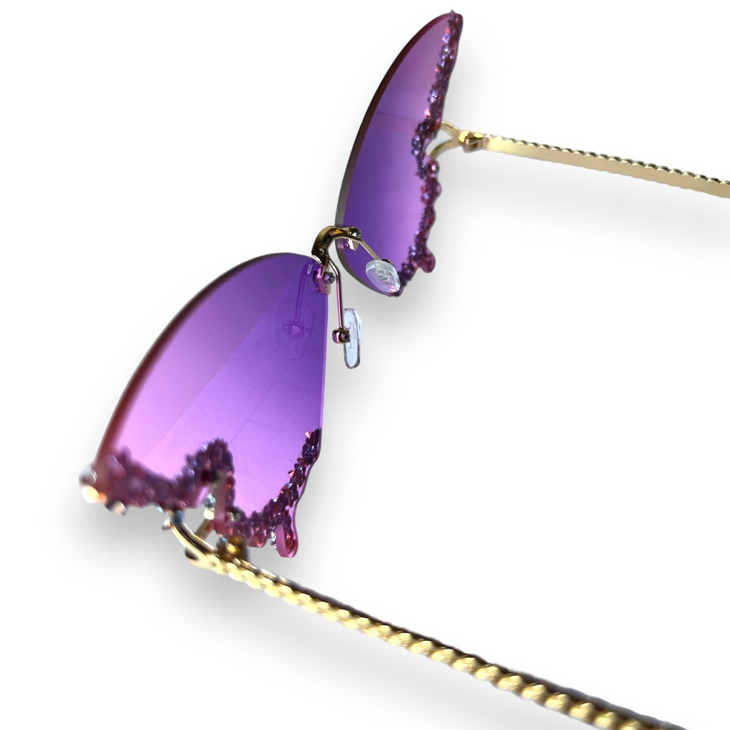 Lentes Mariposa Morados