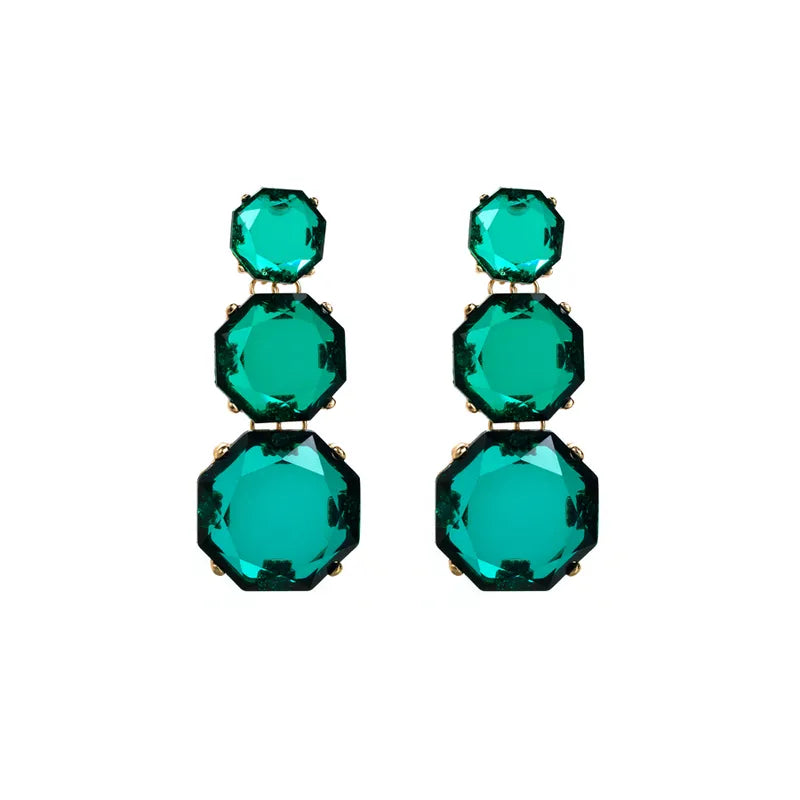 Aretes Eyko verdes