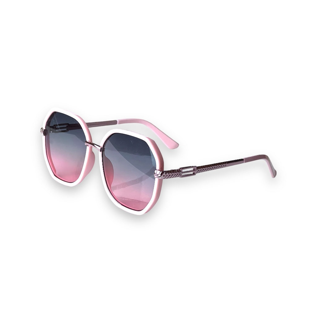 Lentes de sol redondos Rosa pastel
