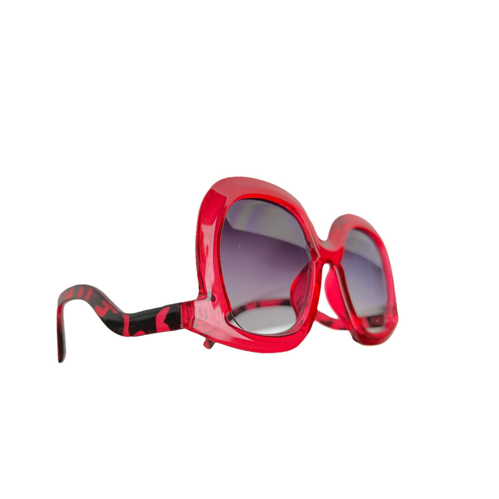 Lentes Rojo animal print