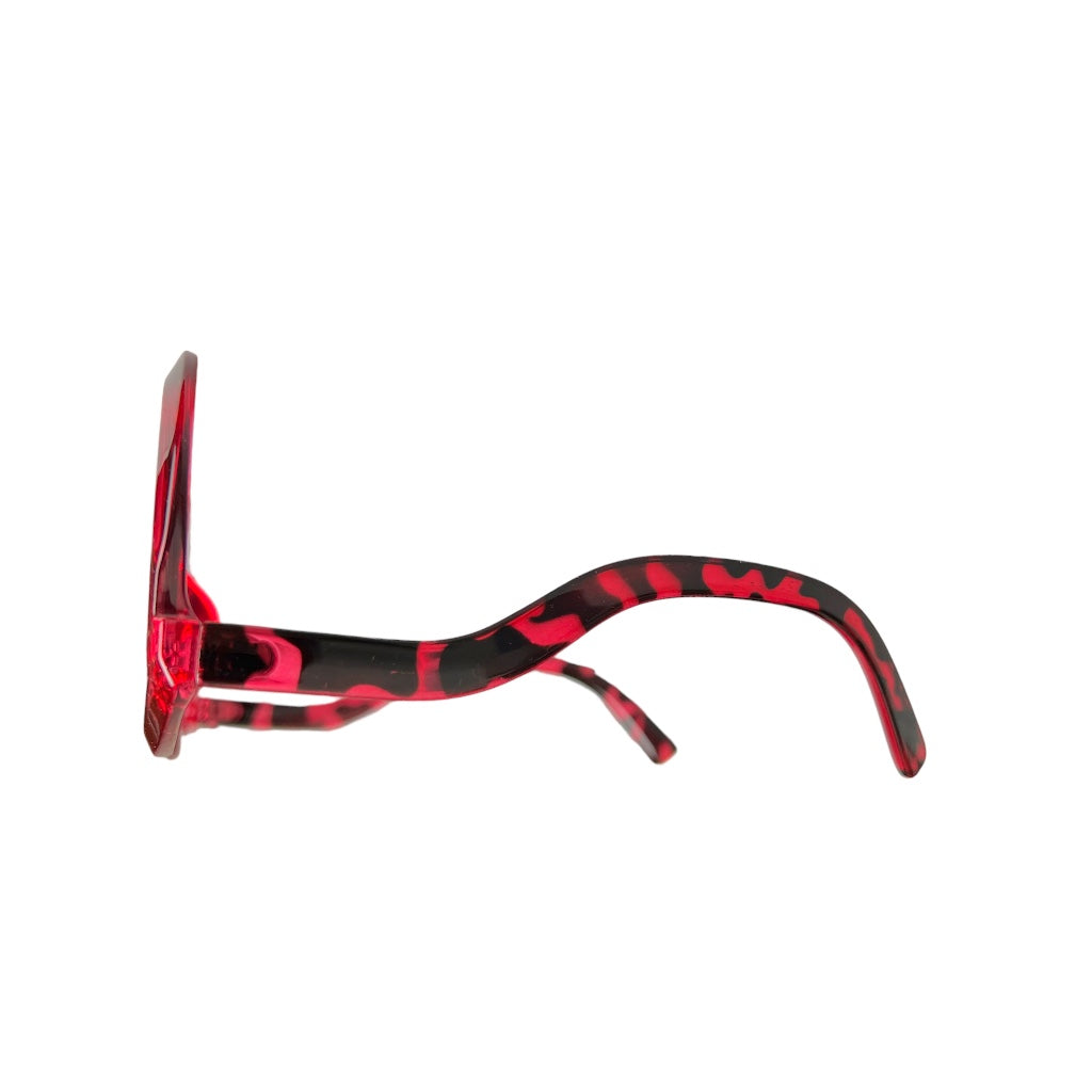Lentes Rojo animal print