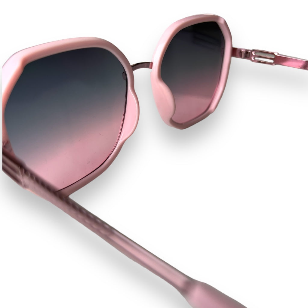 Lentes de sol redondos Rosa pastel