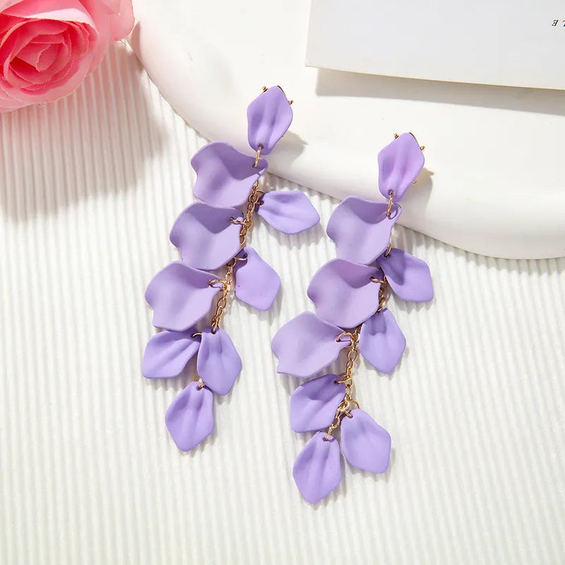 Aretes Enis lila