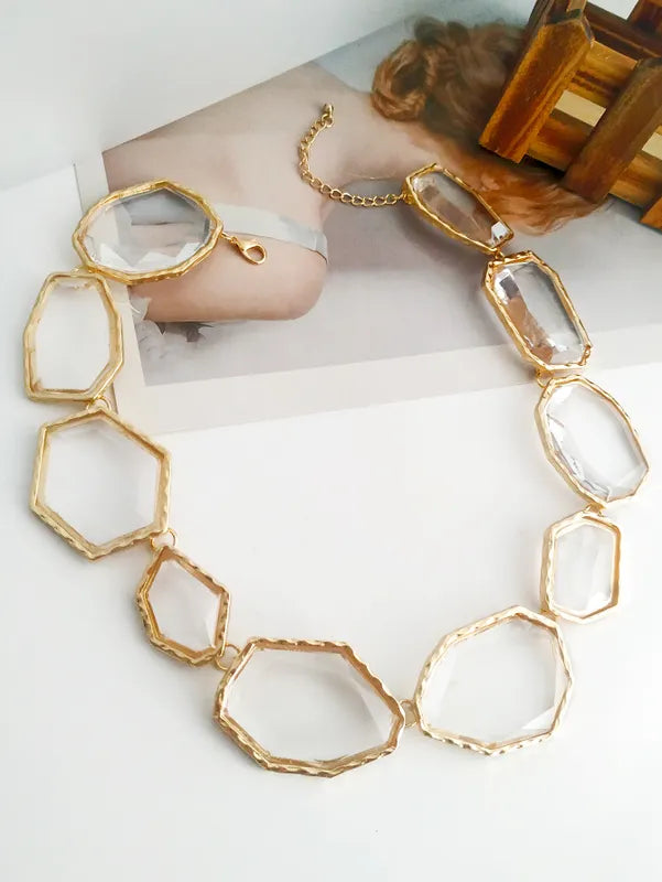 Collar Atira transparente