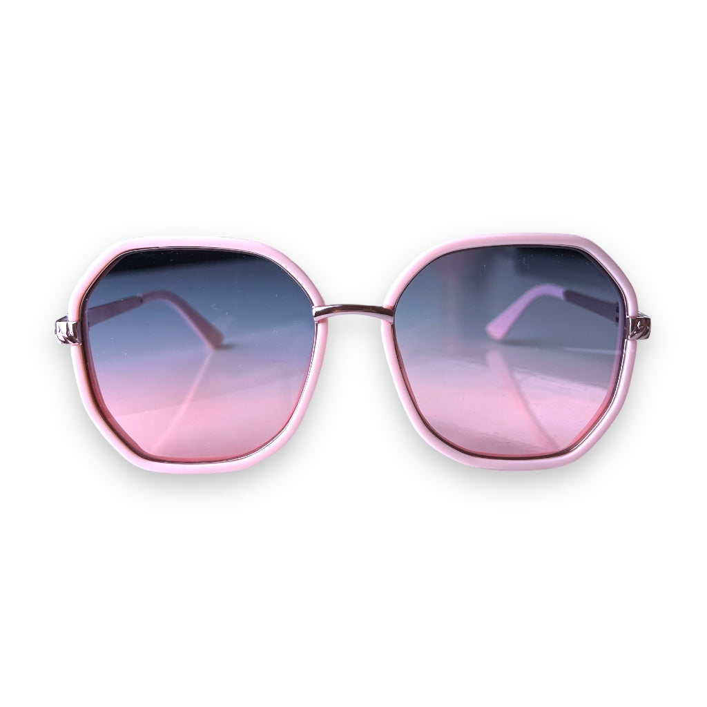 Lentes de sol redondos Rosa pastel