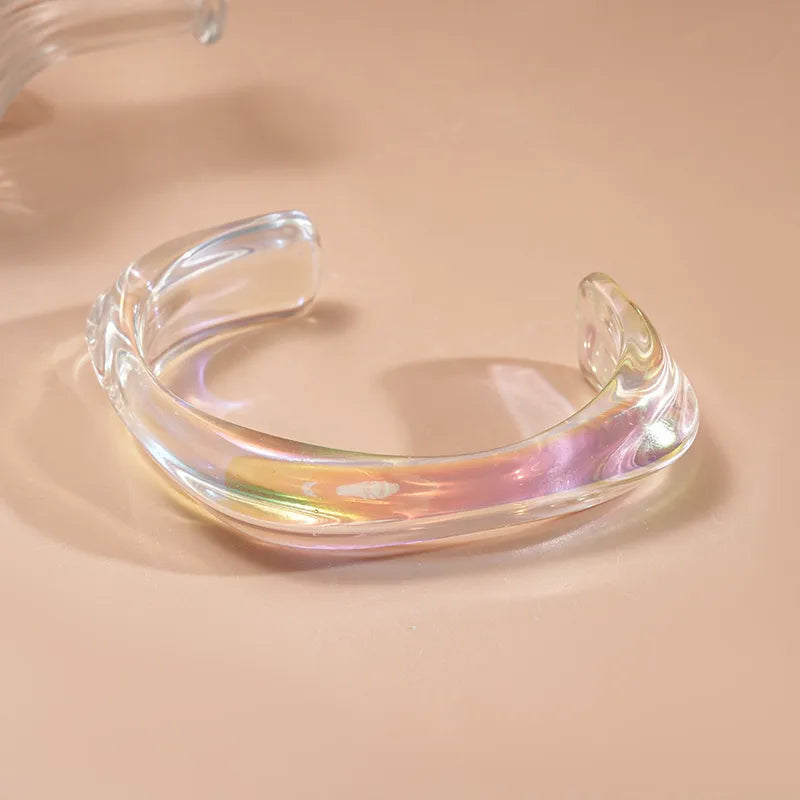 Brazalete Aura Curve Iridescente