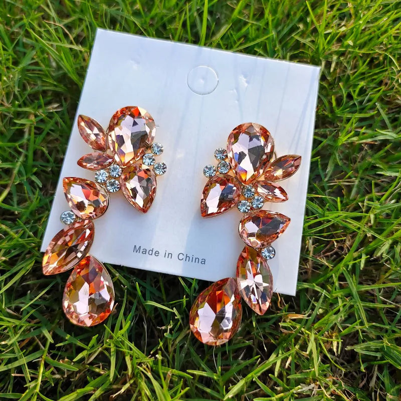 Aretes Eda Oro Rosa