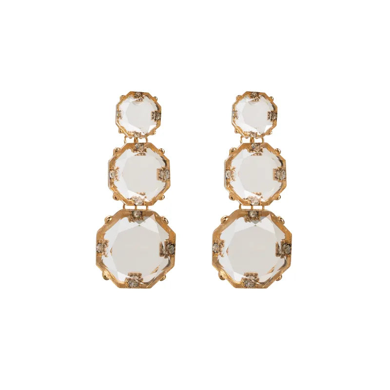 Aretes Eyko transparentes