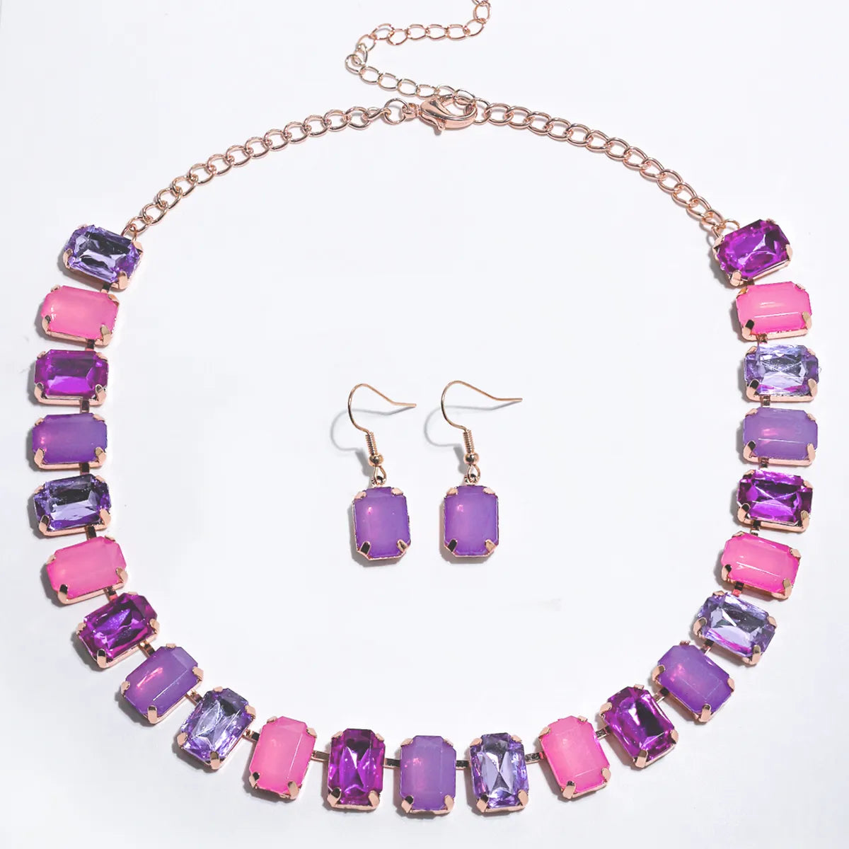 Set Collar y Aretes Dany Lilas