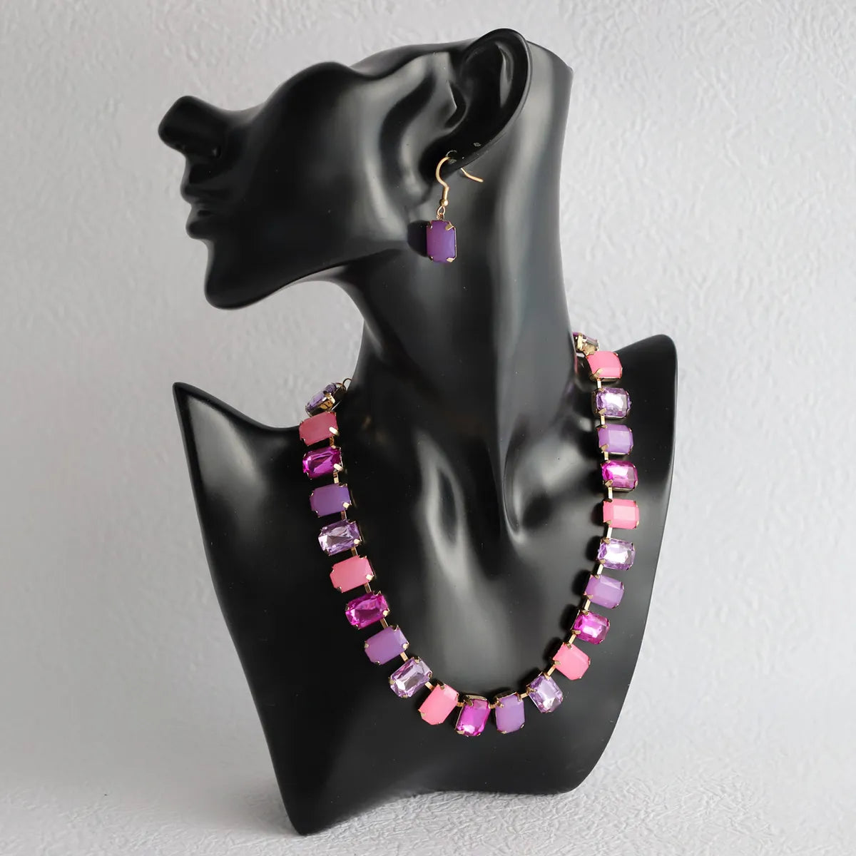 Set Collar y Aretes Dany Lilas