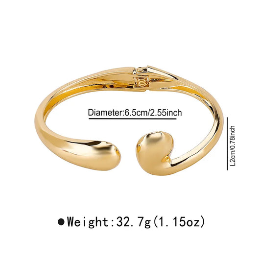 Pulsera Dorada Mia Glow Twist 545