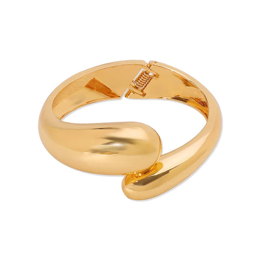 Pulsera Dorada Nova Trend Twist 074