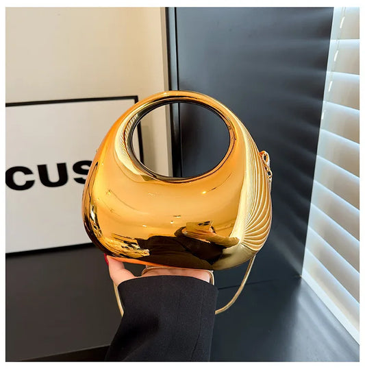 Bolso Noche Glam Gold Orb