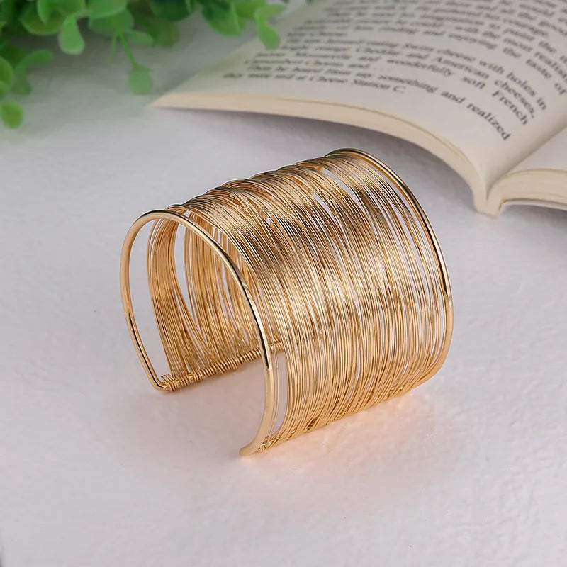 Brazalete Golden Strings Chic