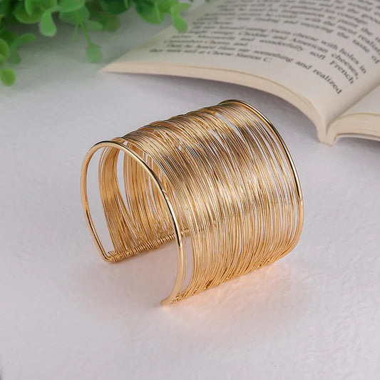Brazalete Golden Strings Chic