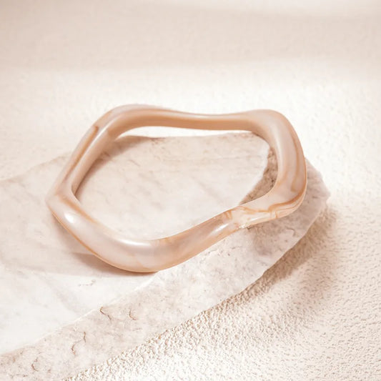 Brazalete Marble Nude Wave