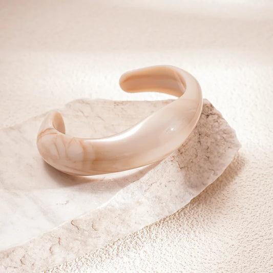 Brazalete Marble Nude Chic