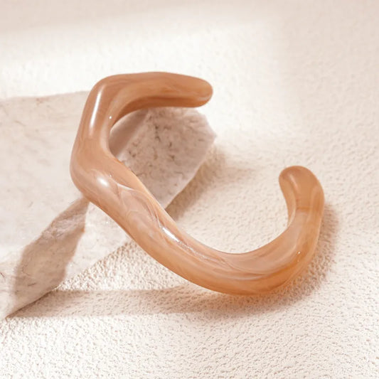 Brazalete Marble Nude Twist
