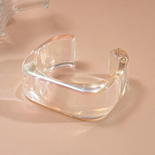 Brazalete Crystal Edge Iridescente