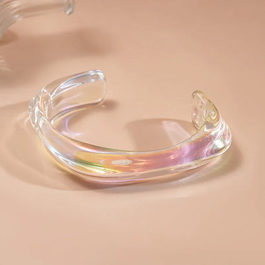 Brazalete Aura Curve Iridescente
